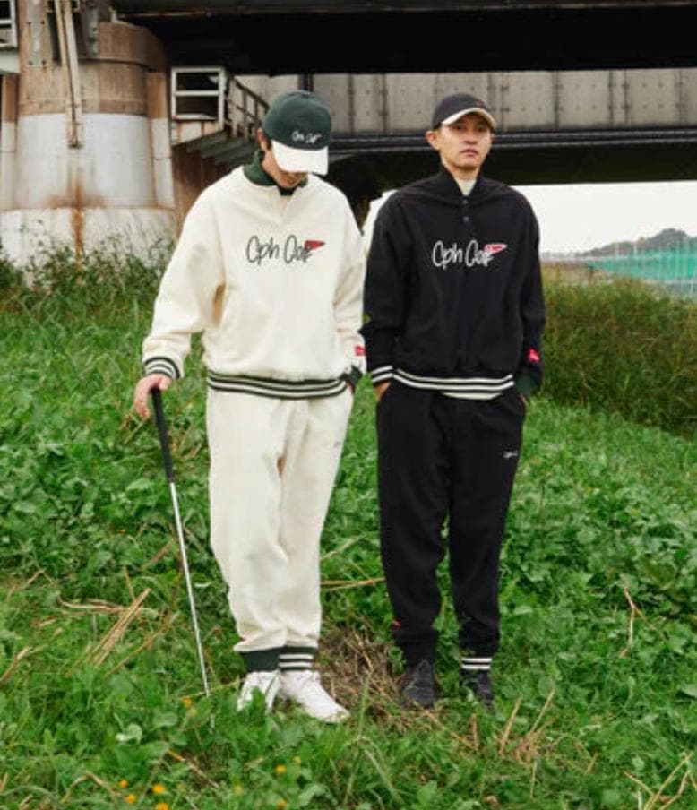 新品未使用 Cph/Golf ブラック マイクロフリース プルオーバー L