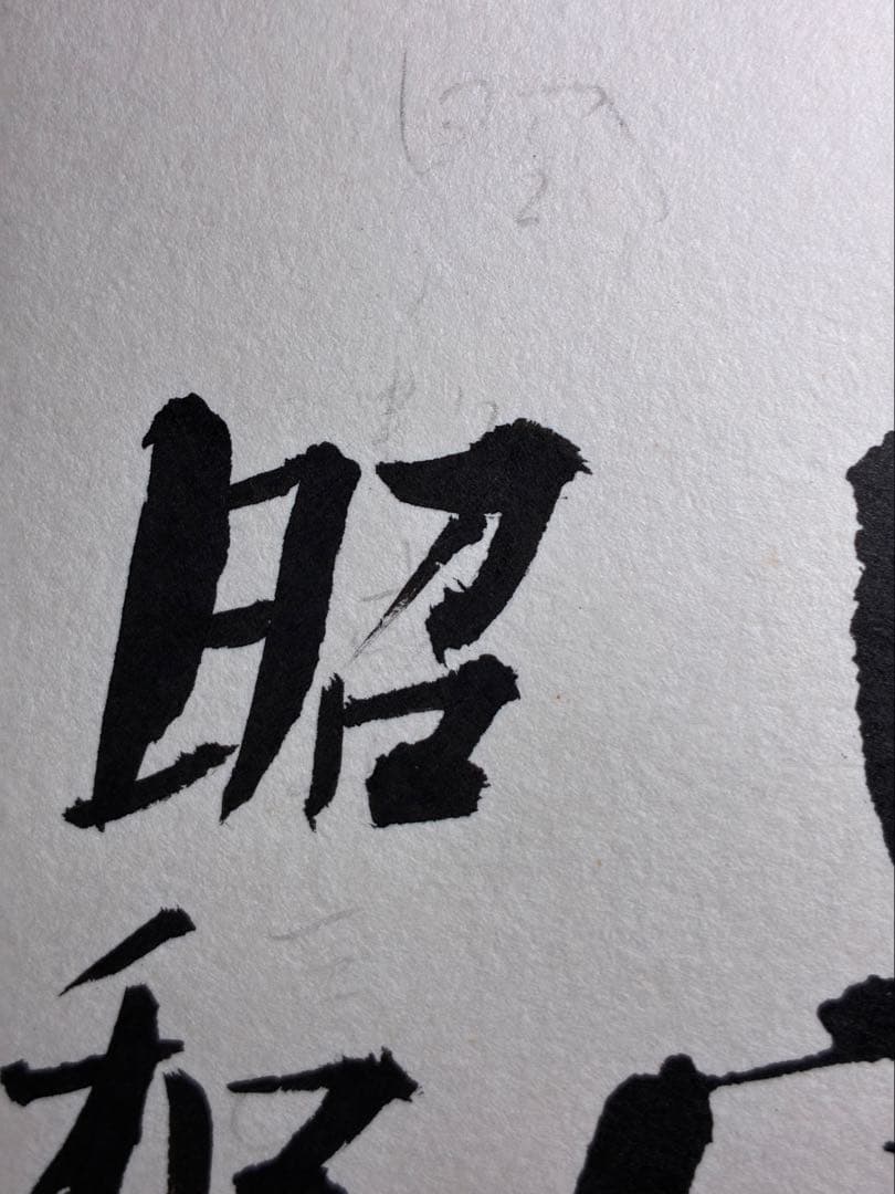 泉　田中角栄の書のみ　書作品　書道作品　書道