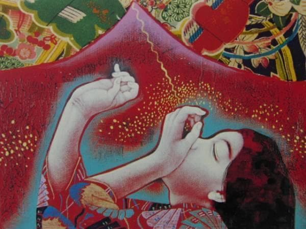 智内兄助、３４、希少画集画、状態良好、新品高級額装付