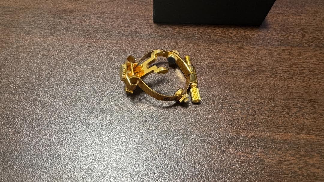 JLV Gold 24K アルトサックス リガチャー 金メッキ GP