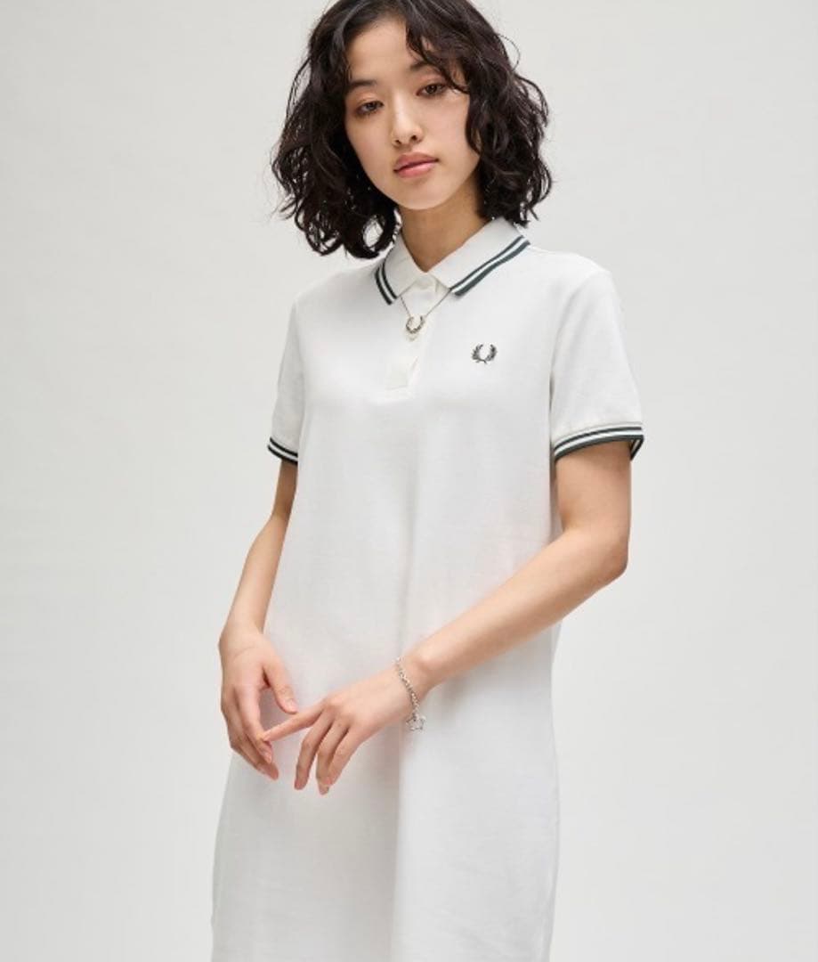 Twin Tipped Pique Dressフレッドペリーポロシャツワンピース