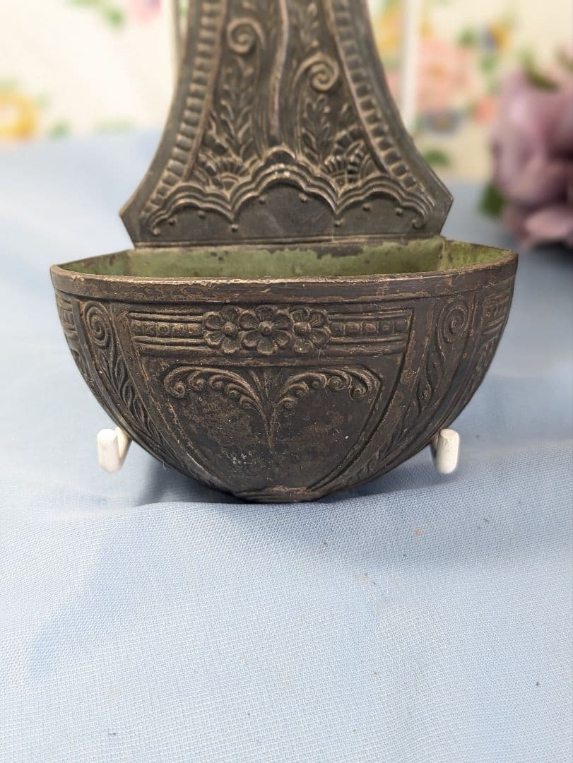 フランス アンティーク ルルドの泉 聖水盤 壁掛け