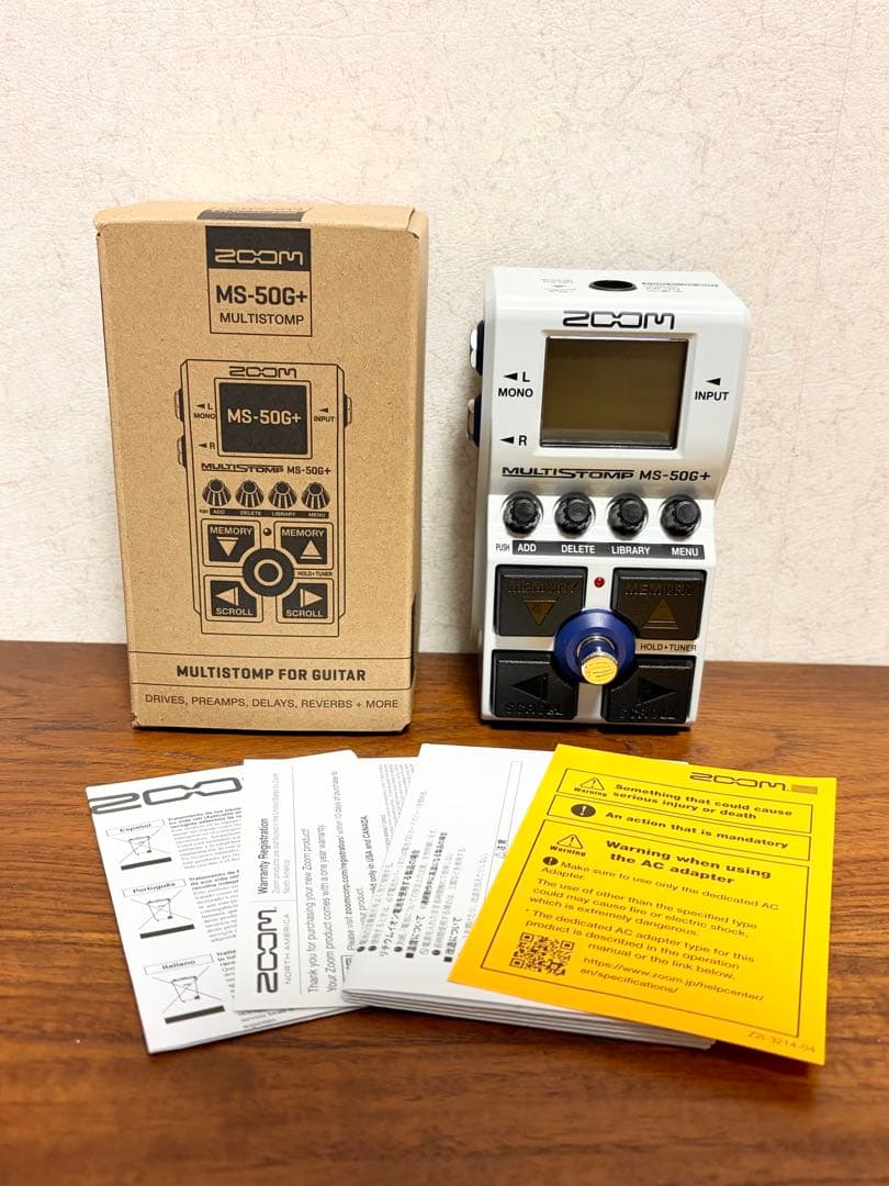 ZOOM MS-50G+ マルチストンプ ほぼ未使用・美品