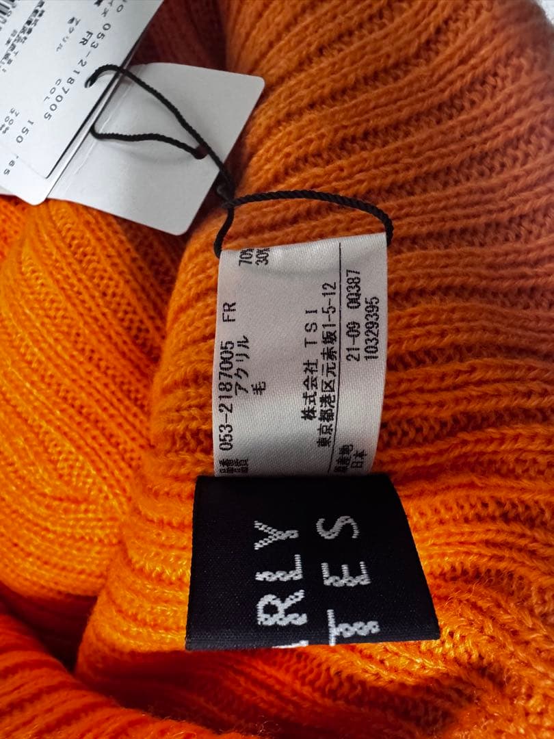 PEARLY GATES パーリーゲイツ 耳当て付き ボンボン付き ニット帽