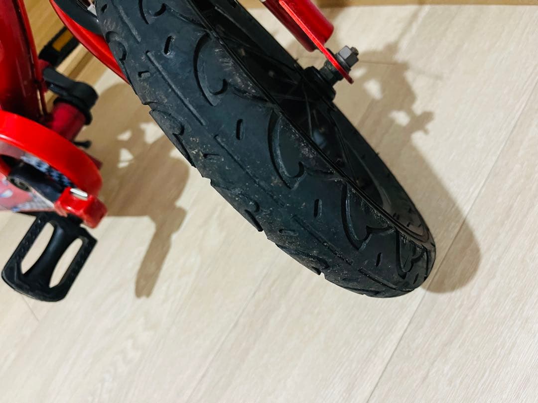 カーズ 変身バイク d-bike じてんしゃデビュー 2in1 2way 赤