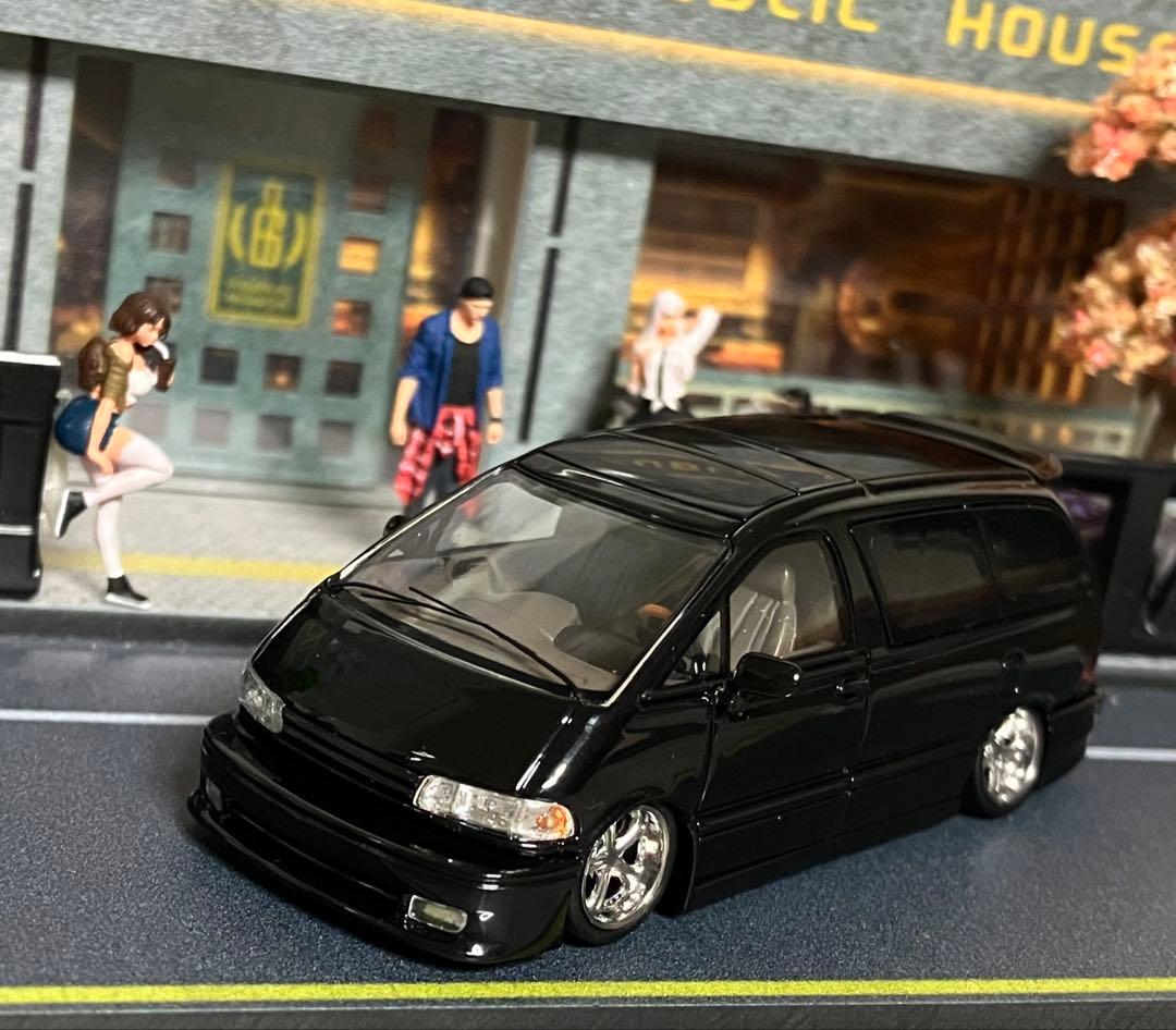 トヨタ　エステマ　ファブレス　フルエアロ　1/64 改造