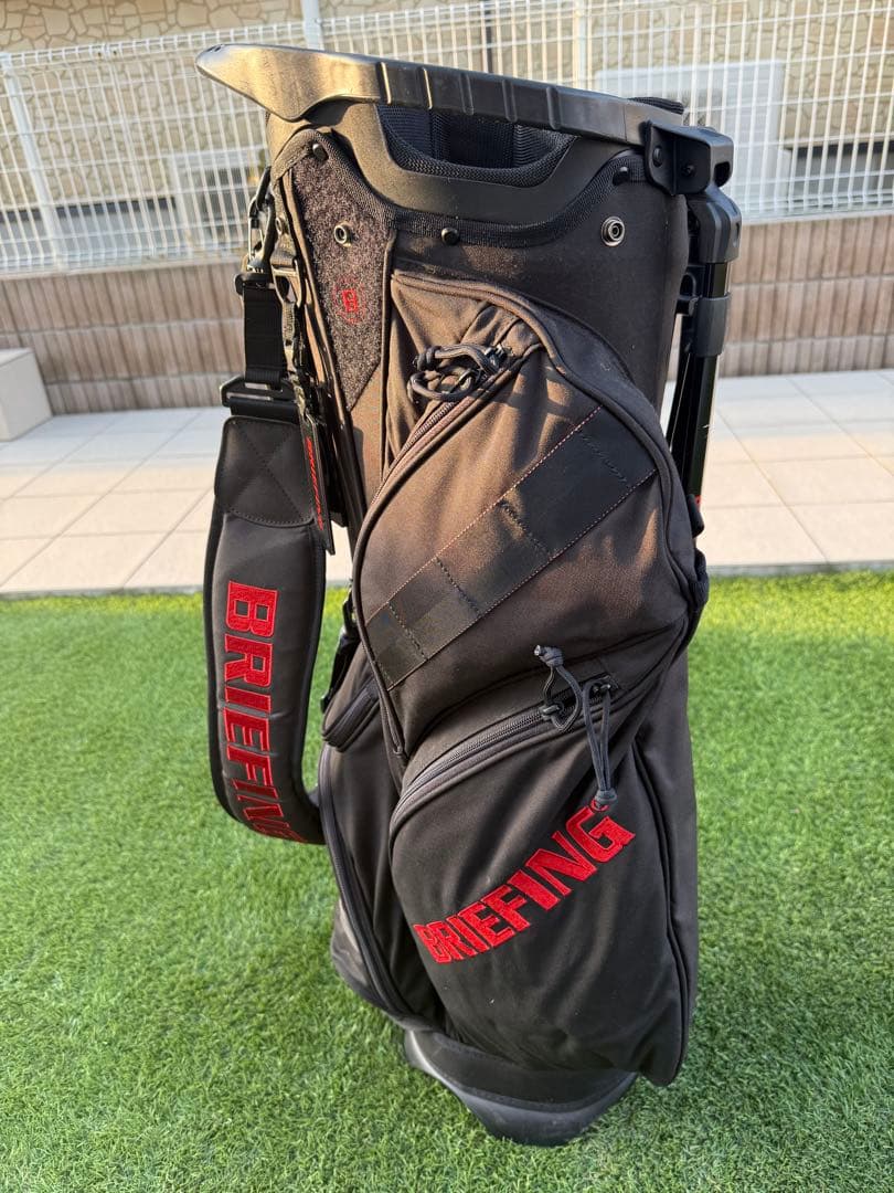 ブリーフィング　キャディーバックブラック