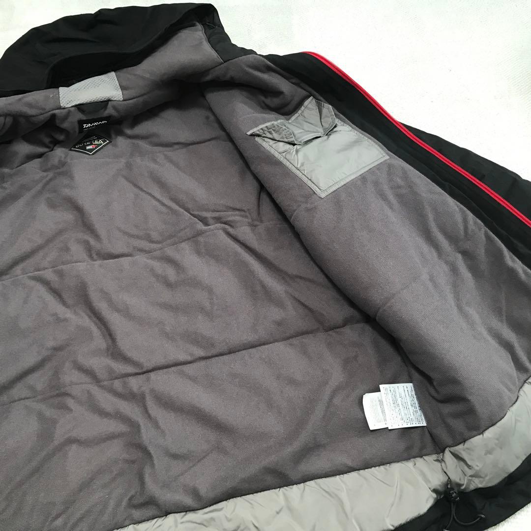 値下,フィッシングスーツ(上下セット) ゴアテックス防水素材 黒/グレー4ＸＬ