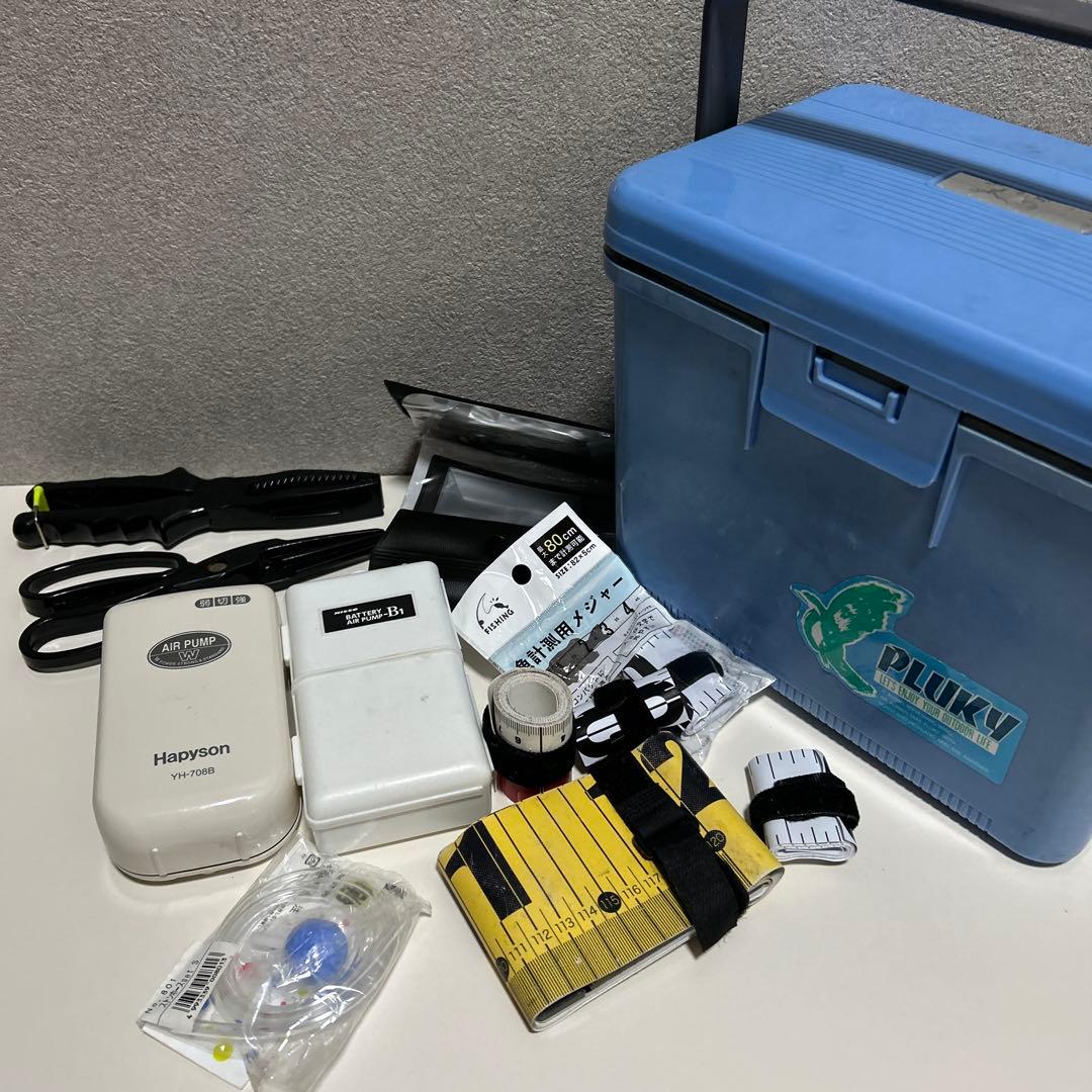 釣り　まとめ売り　ルアー　ワーム　ヘッドライト　エアポンプ　偏光サングラス