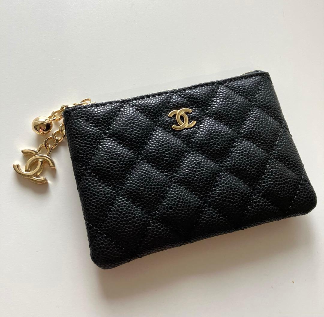 ノベルティ　ブラックレザー ケース　キーケース