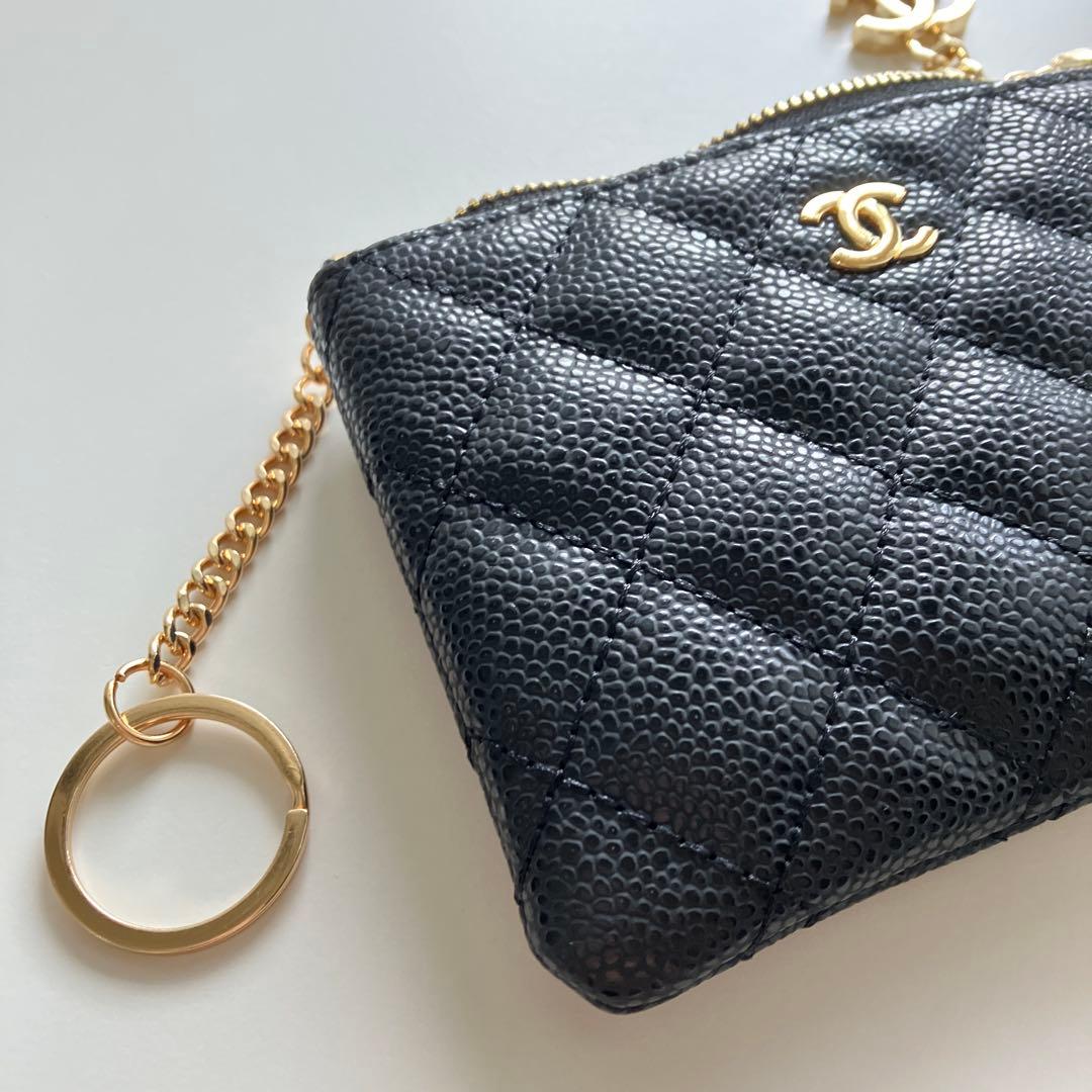 ノベルティ　ブラックレザー ケース　キーケース