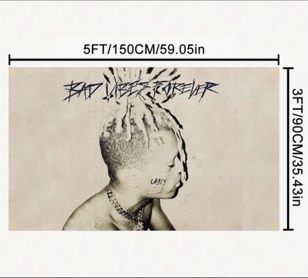 Bad Vibes Forever フラッグ 90×150cm