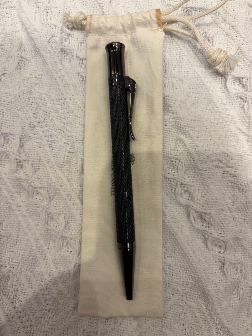 【未使用】Faber castell ギョーシェ　ブラックボールペン