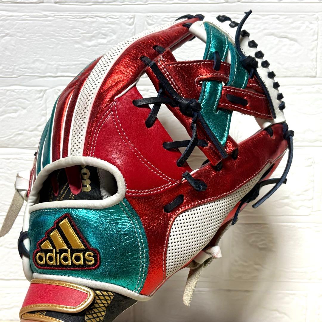 【限定モデル】アディダス DO878 軟式 グローブ メタリック adidas