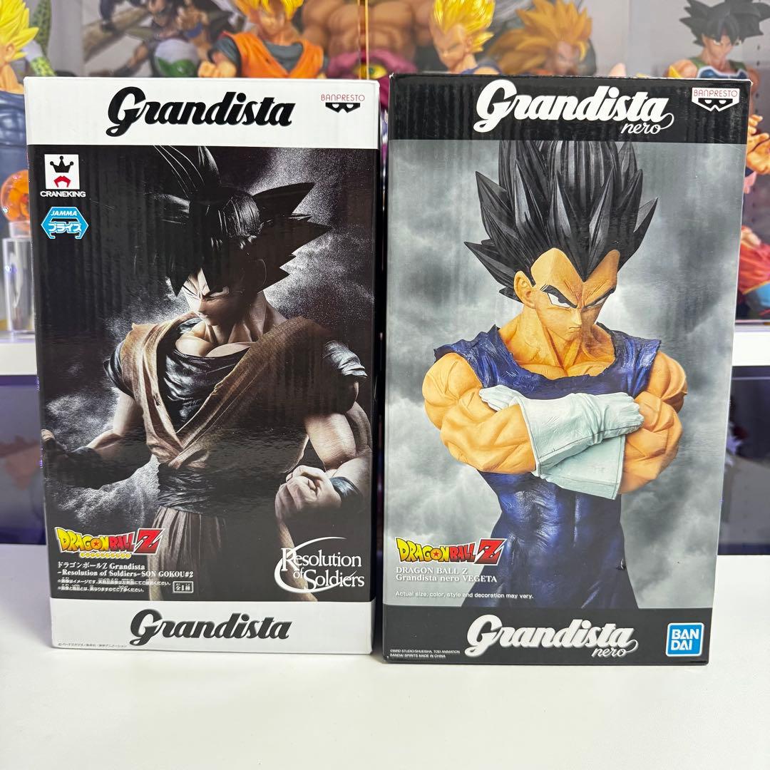 ドラゴンボール フィギュア 孫悟空 ベジータ Grandista nero