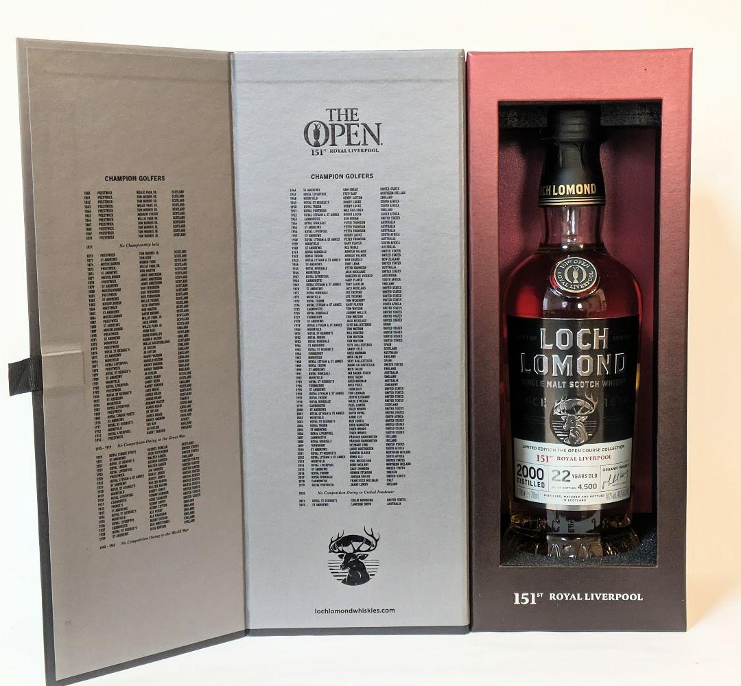 ロッホローモンド 全英オープンゴルフ2023 限定ボトル 2種 シングルモルト