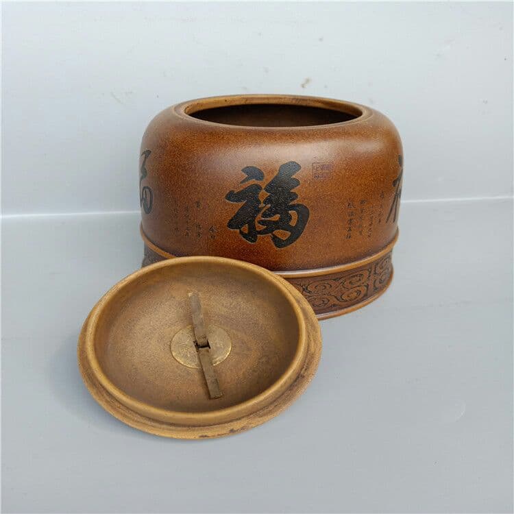 正統宜興紫砂福紫砂タンク手作り茶タンク茶器