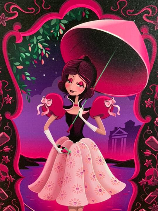 ホーンテッドマンション　絵　アート　ディズニー　レア　限定