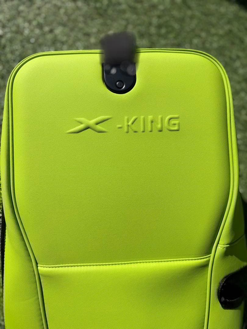 キャスター付　ゴルフバッグ　キャディバッグ　新品　グリーン　ブルー　KING