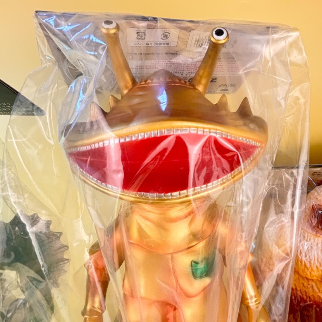 ブルマァク　ジャイアント　ゴールド　カネゴン　高さ35ｃｍ　マルサン・やまなや