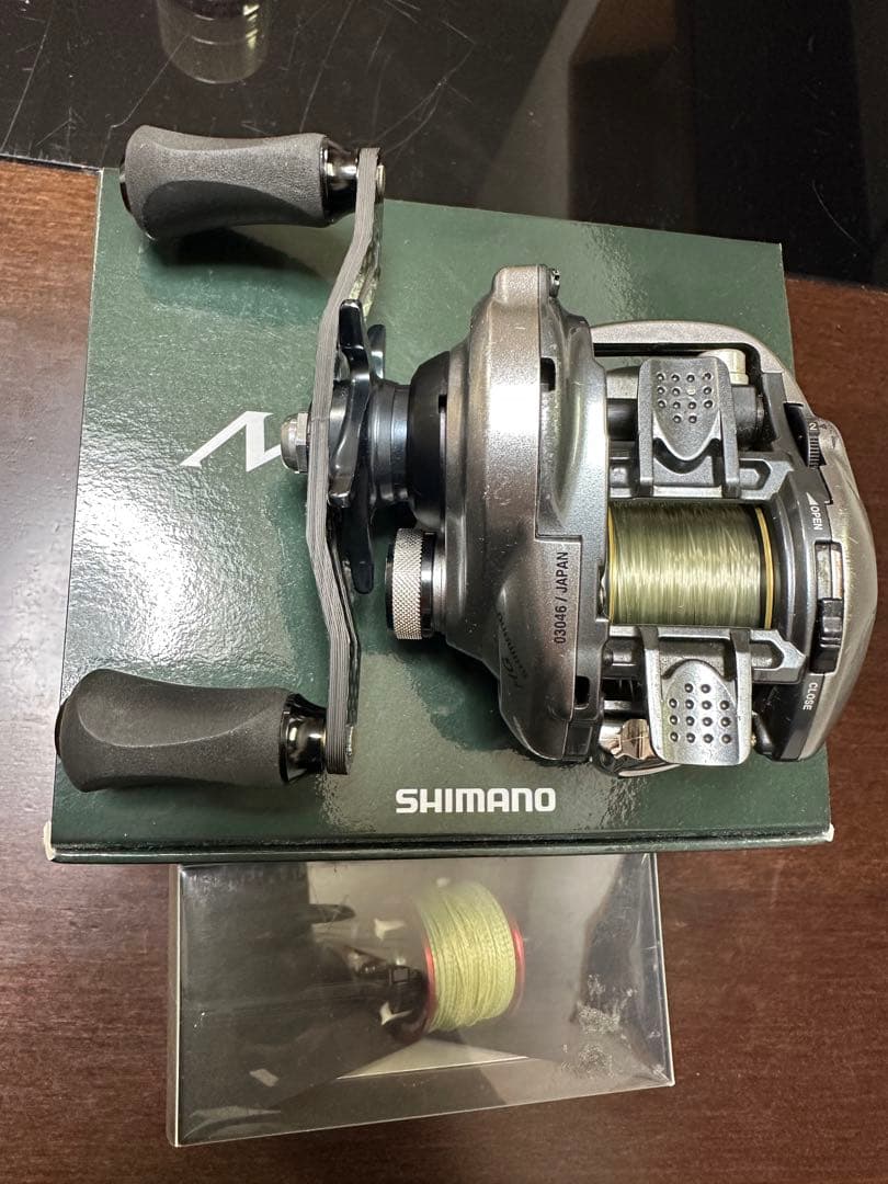 シマノ メタニウムHG 夢屋深溝スプール付