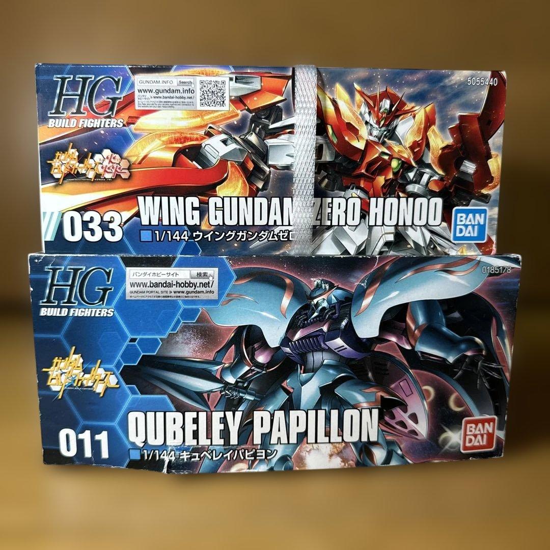 【新品・未組立】HGBF 1/144 キュベレイパピヨン ウイングガンダムゼロ炎