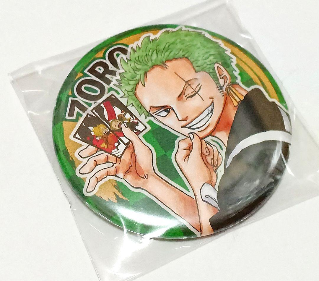 ワンピース　ゾロ　花札　缶バッジ