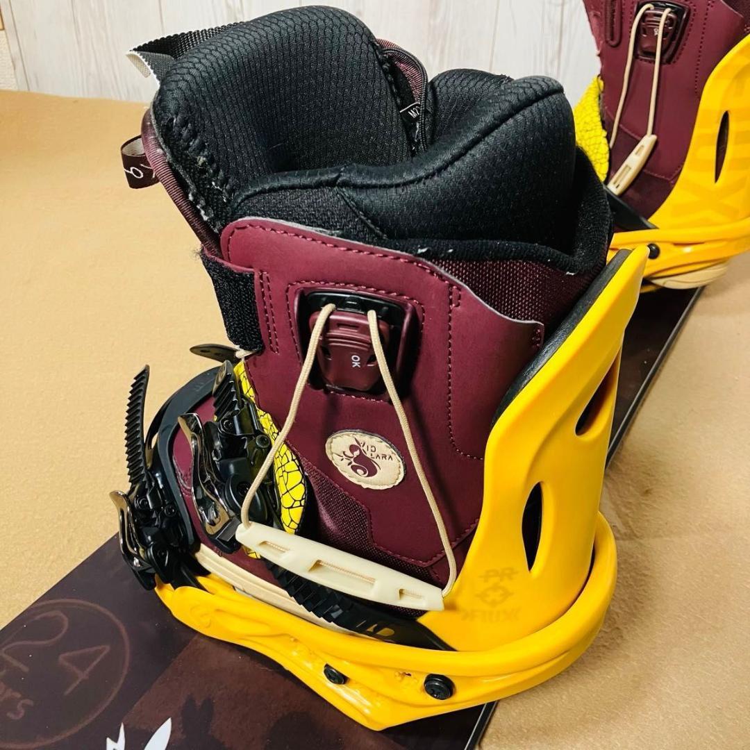 DEATH LABEL FLUX BURTON 137cm スノーボード 3点