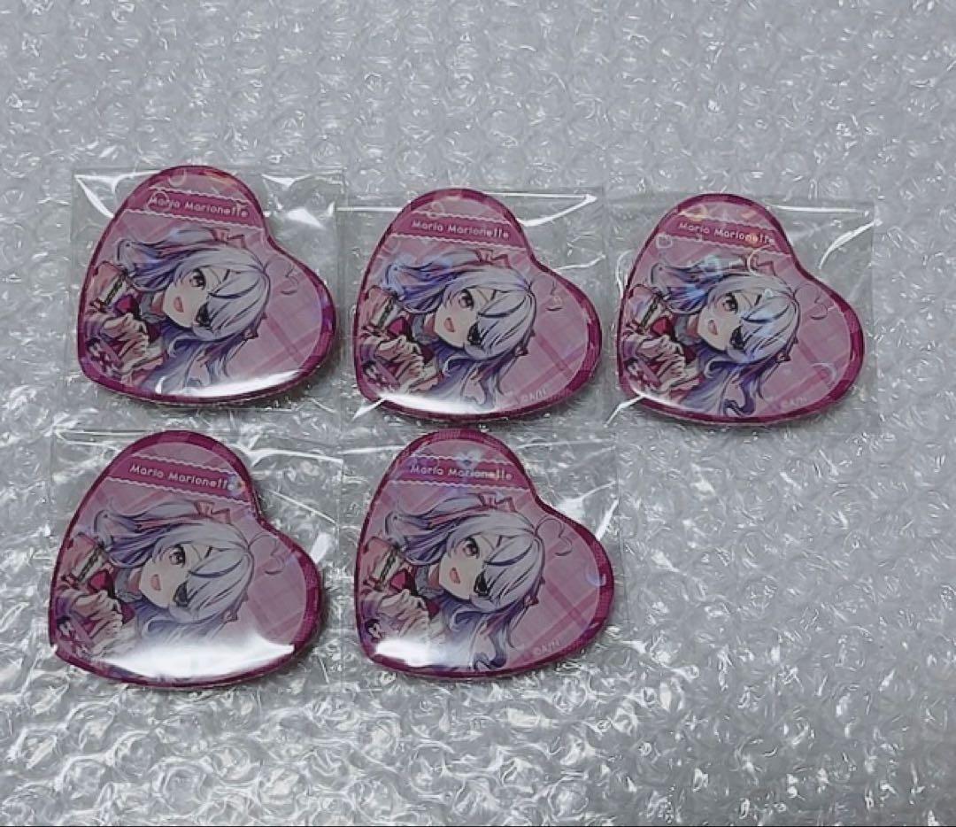 バレンタイン 2024 缶バッジ マリア・マリオネット ハナ・マキア