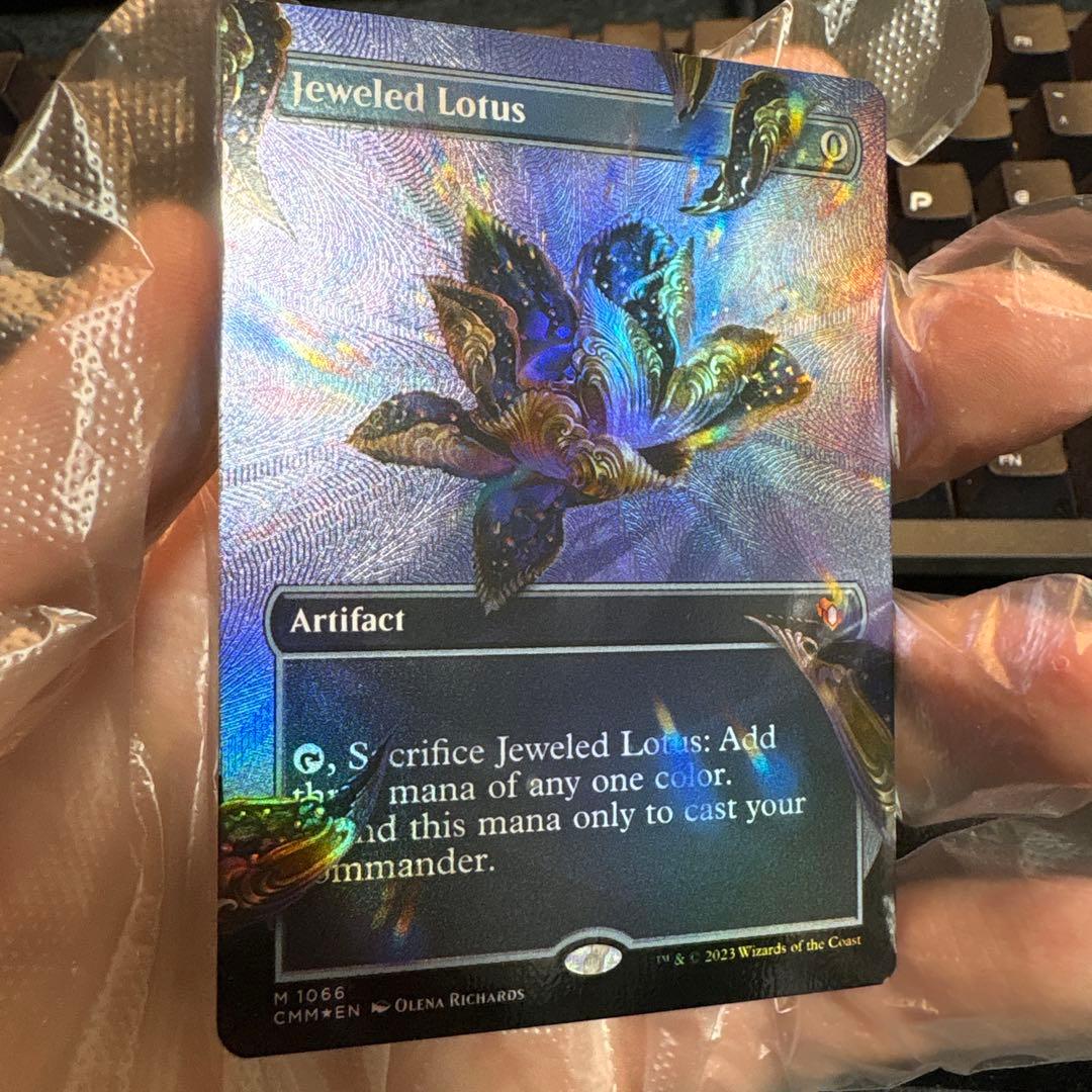 宝石の睡蓮　Jeweled Lotus テクスチャーfoil 英語　 MINT