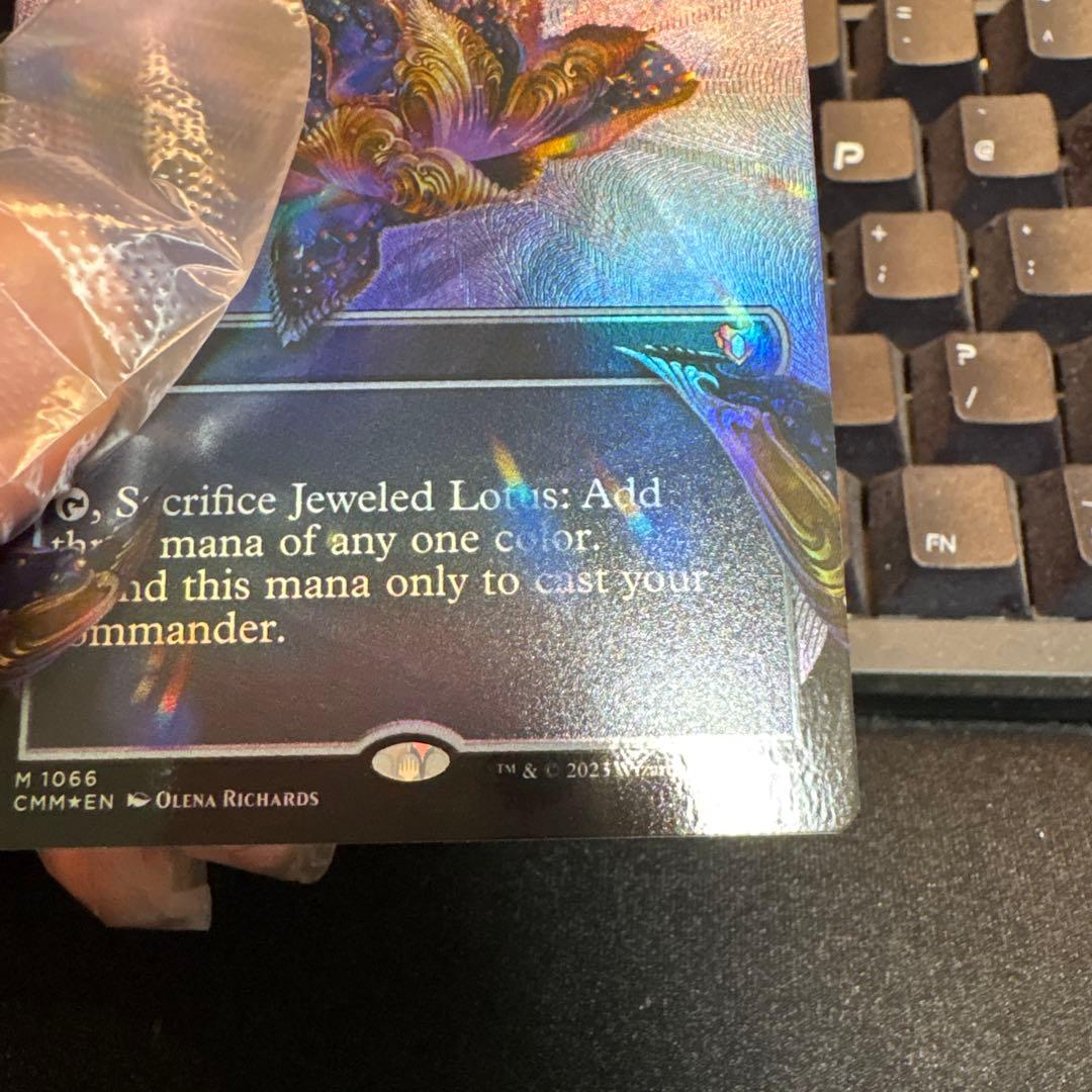 宝石の睡蓮　Jeweled Lotus テクスチャーfoil 英語　 MINT