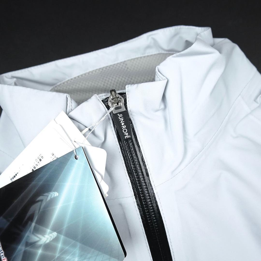 JUN&ROPE 【防水】【透湿】【耐水】ゴルフ レインウェア L ライトグレー