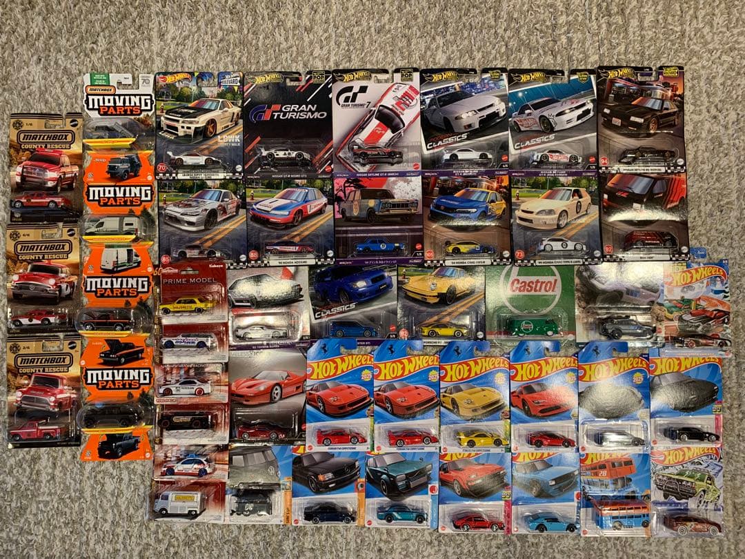 ホットウィール マッチボックス マジョレット 46台　まとめ売り