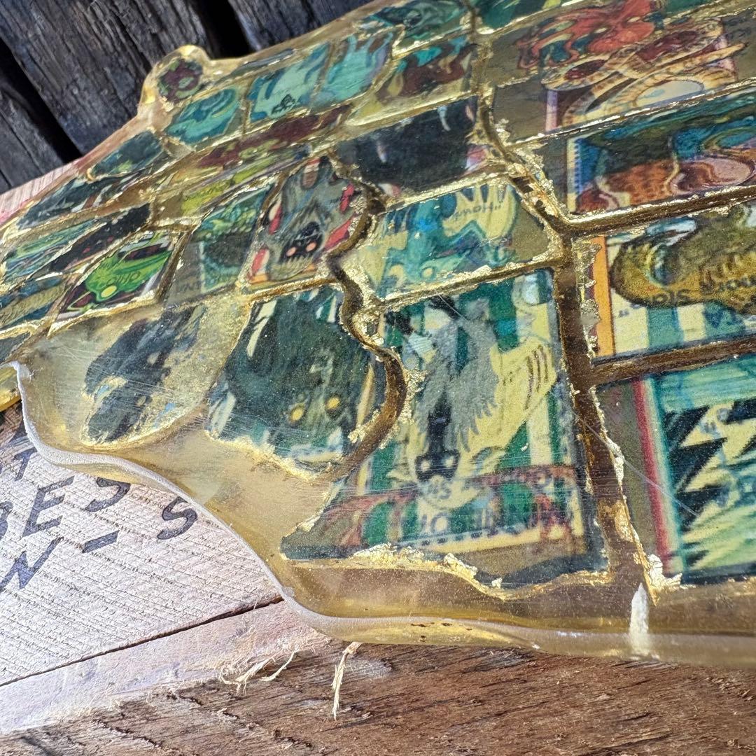 【1950s60s USA vintage】アメリカ 地図 州 アート オブジェ