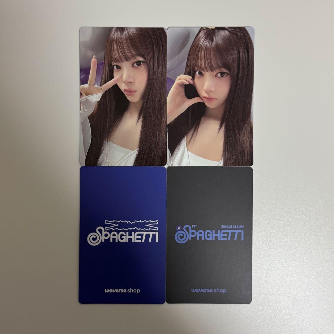 LE SSERAFIM ルセラ SPAGHETTI AAA トレカ ウンチェ