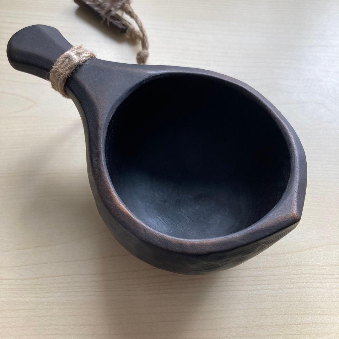 【新品】ソウルオブシベリア #1 ブラックペンダント　No.1813 ククサ