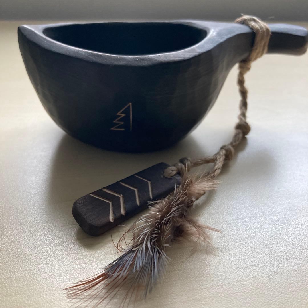 【新品】ソウルオブシベリア #1 ブラックペンダント　No.1813 ククサ