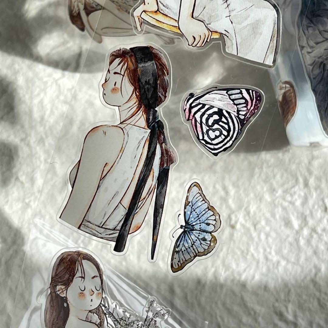 新品　DINGDING　21幻　PET霧面型抜きタイプマスキングテープ　10m