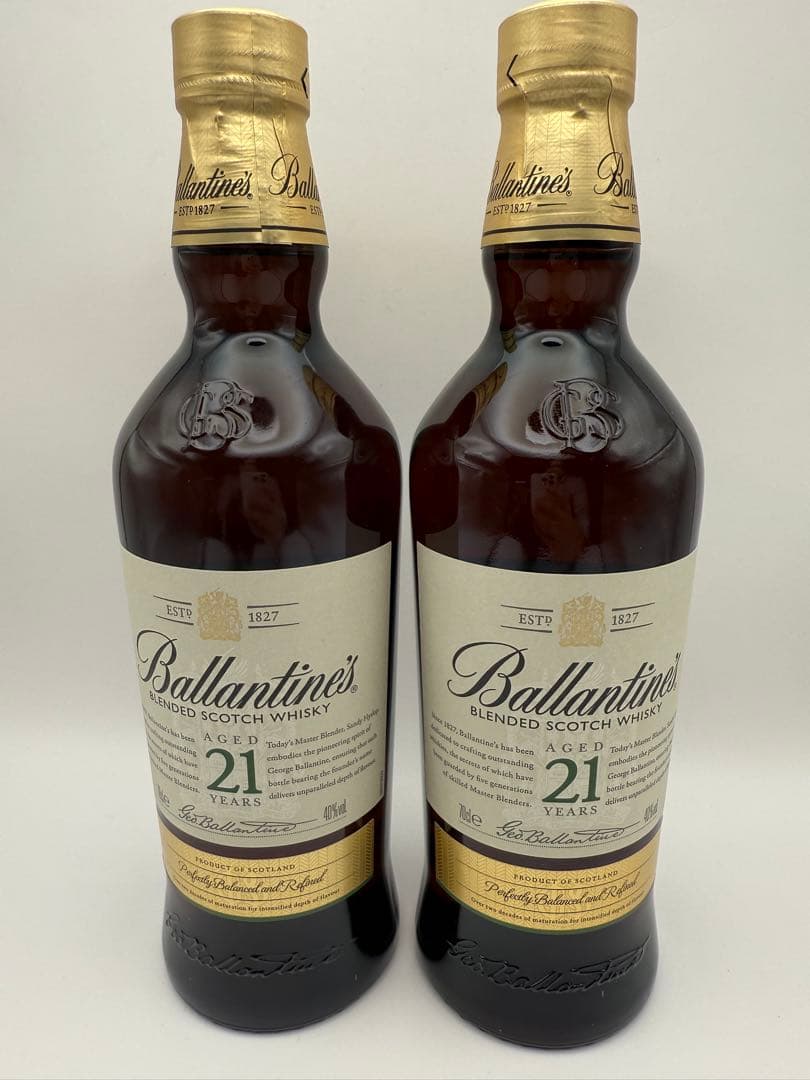 Ballantine's 21年 ブレンデッドスコッチウイスキー 2本セット