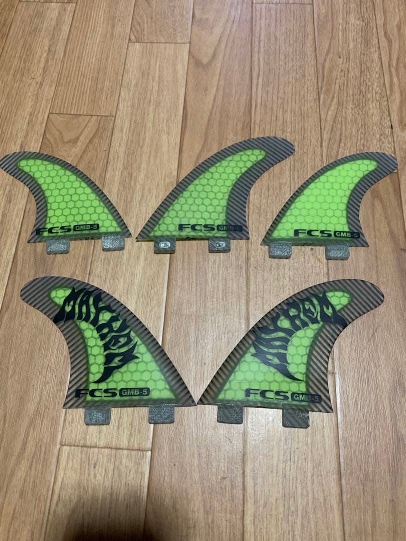 ロスト　メイヘム　FCS GMB-5 サーフボード5フィンセット　LARGE