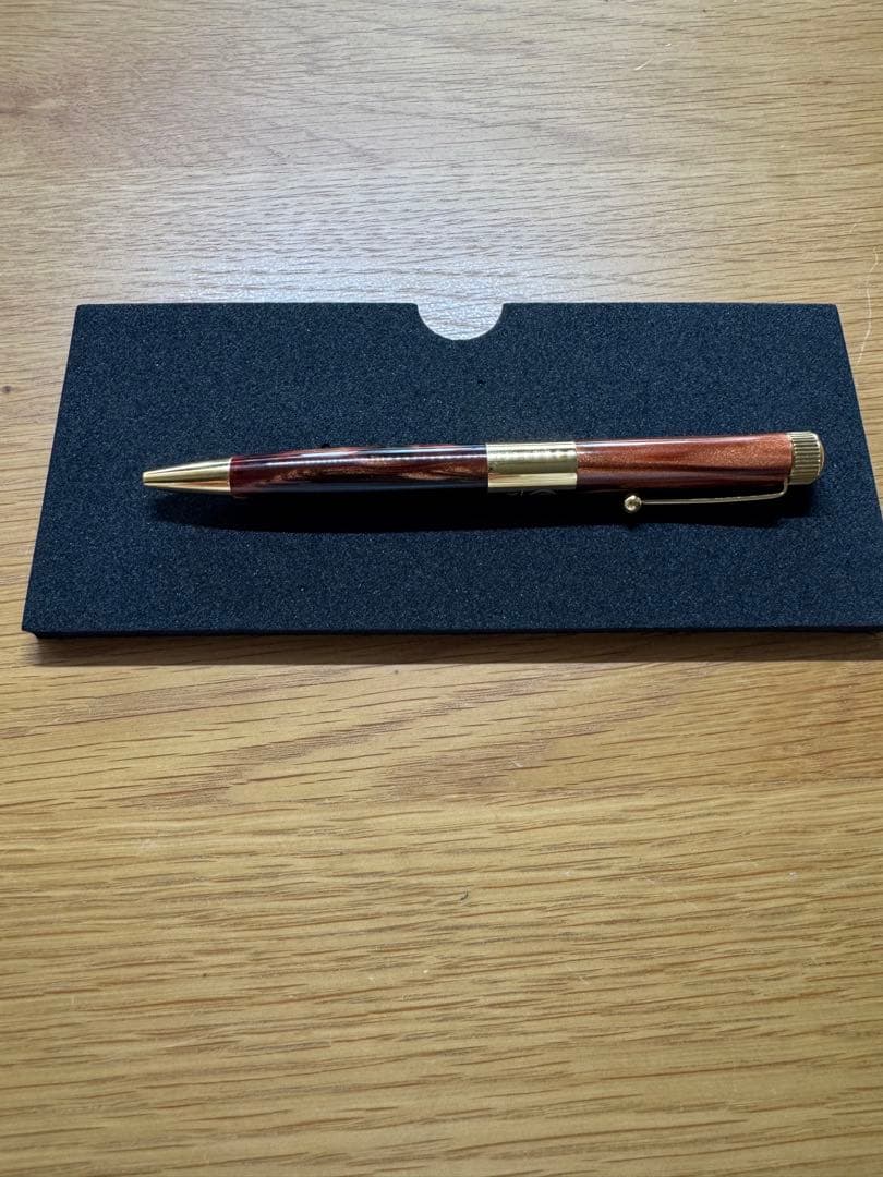 ロメオno.3 オーリックアンバー&専用レザーペンケース