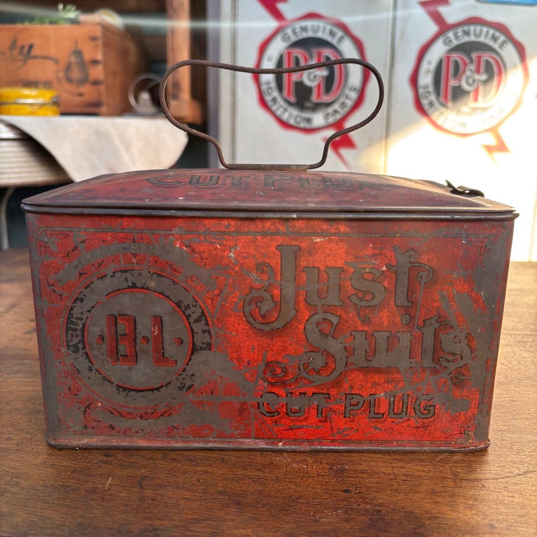 USA Antique NEWYORK BUCHANAN&LYALL TIN缶