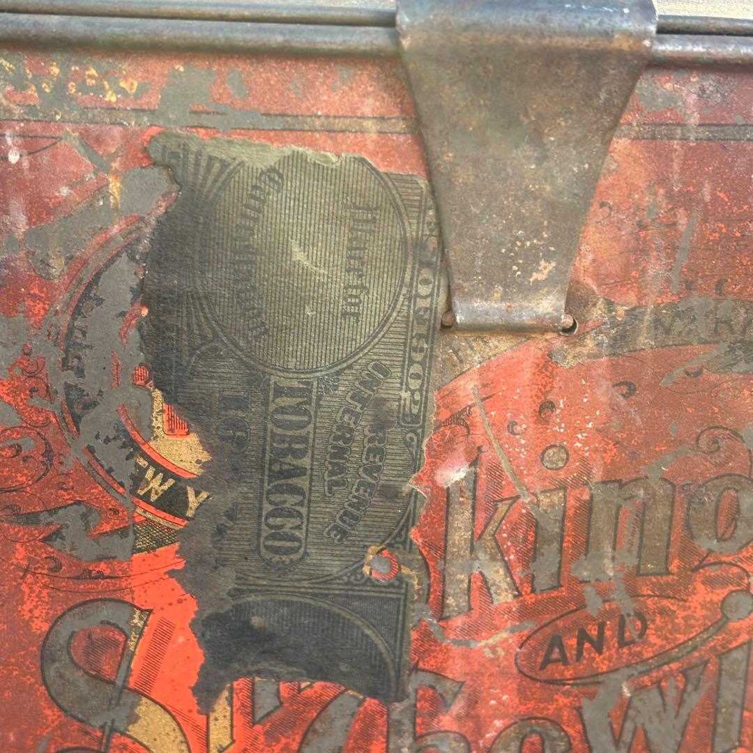 USA Antique NEWYORK BUCHANAN&LYALL TIN缶