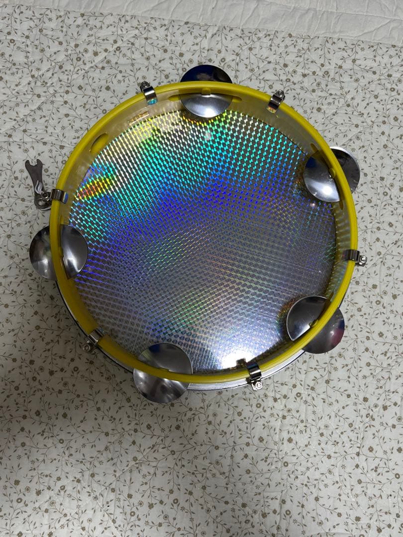 ブラジル国旗デザイン タンバリン