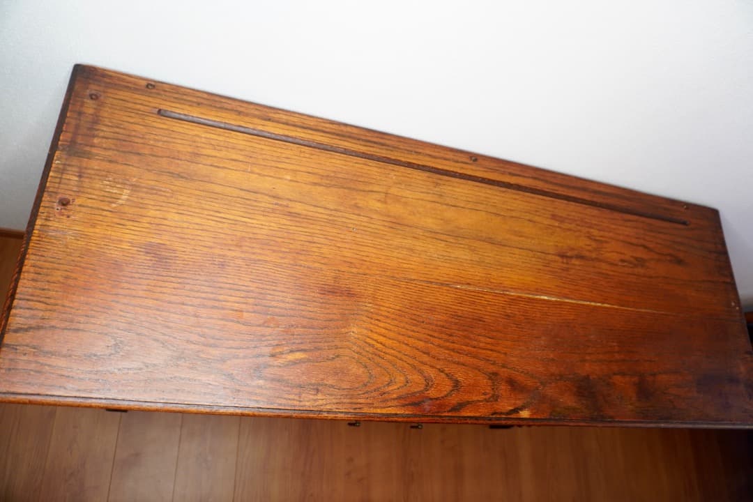 イギリス アンティーク 食器棚 カップボード H210cm