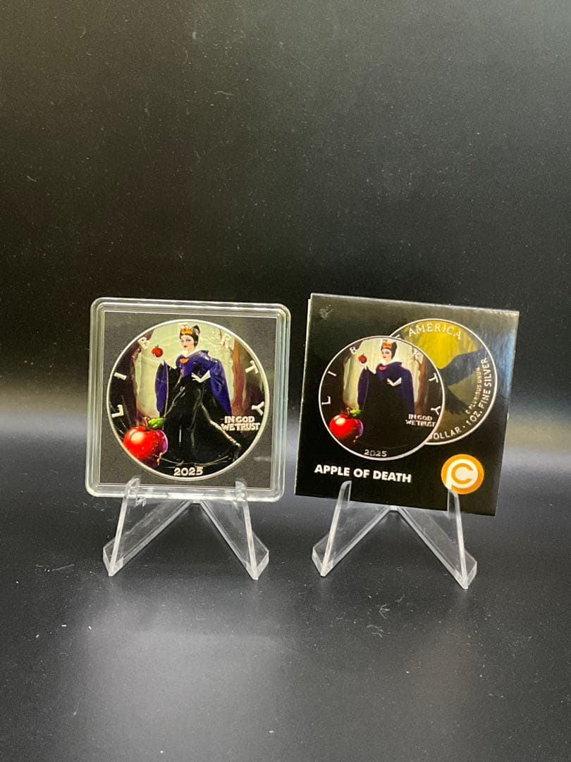 白雪姫 悪役 女王 2025年  ディズニー ヴィランズ　1オンス銀貨