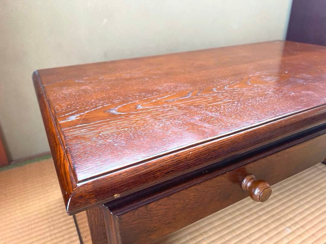 越後民芸　木製文机　座机　和机　座卓　アンティーク　日本製