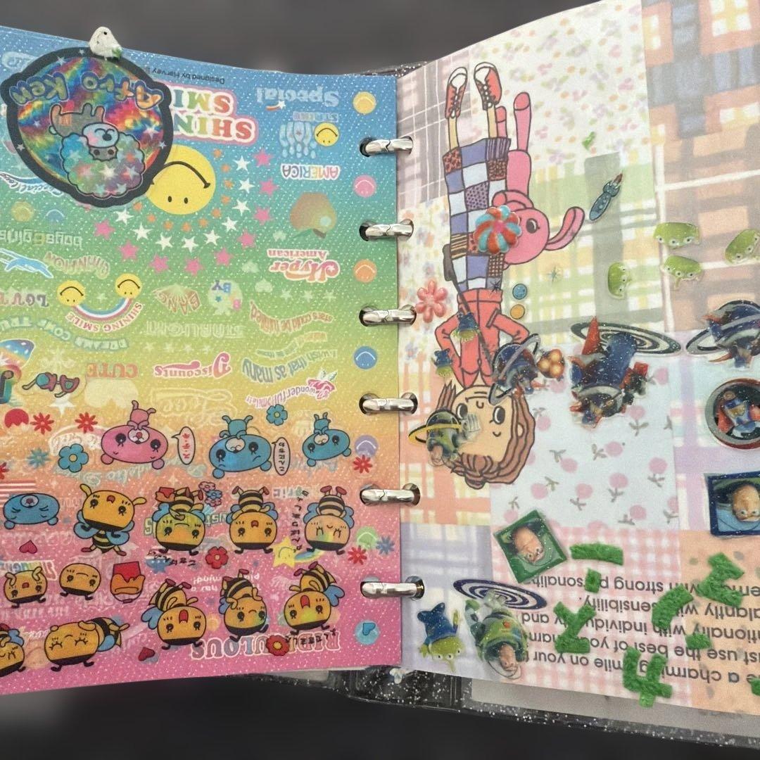 シール帳　当時　2002年頃　ポストカード付き　ギャルズ　なかよし　レトロ