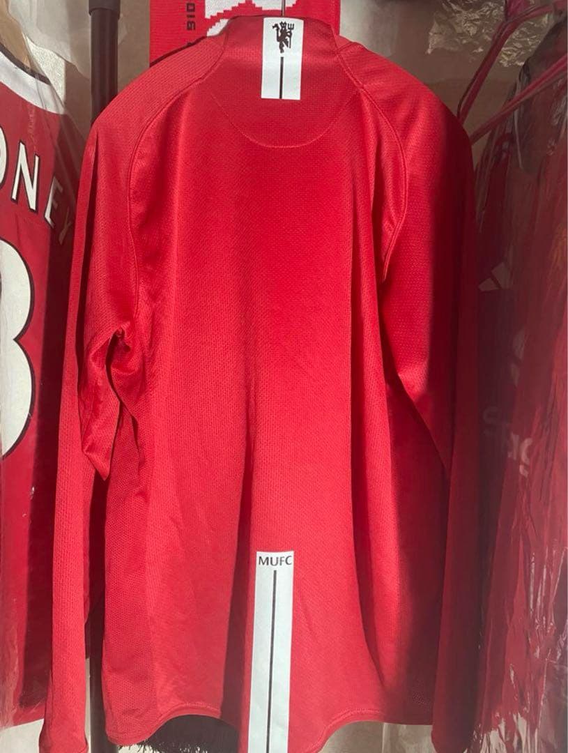 【美品】マンチェスターユナイテッド 07-08 ホーム 長袖ユニフォーム