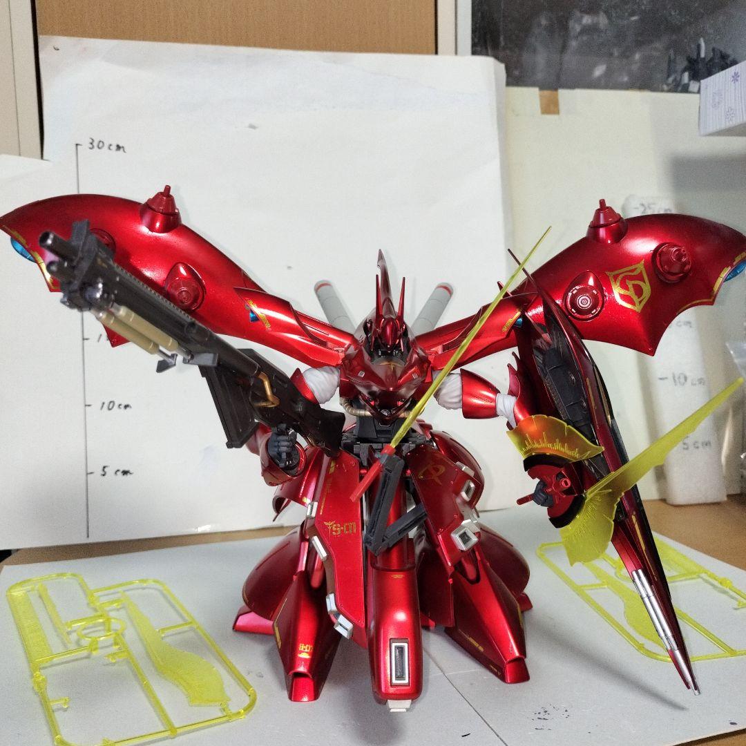 D*C様 HG 1/144 ナイチンゲール 塗装完成品 逆襲のシャア ガンプラ